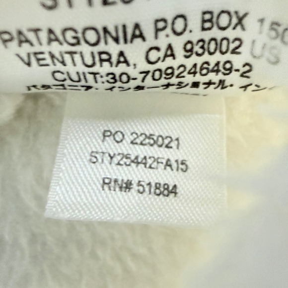 Patagonia Re-Tool Snap-T Fleece Pullover Womens Medium White Excellent 25442 - Picture 9 of 11